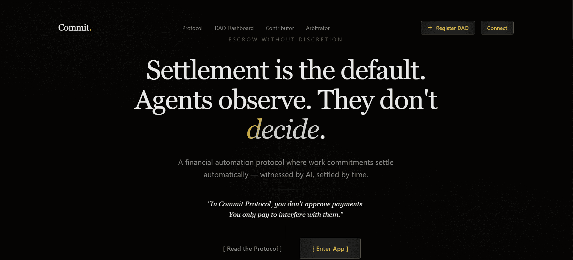 Commit Protocol (MNEE)